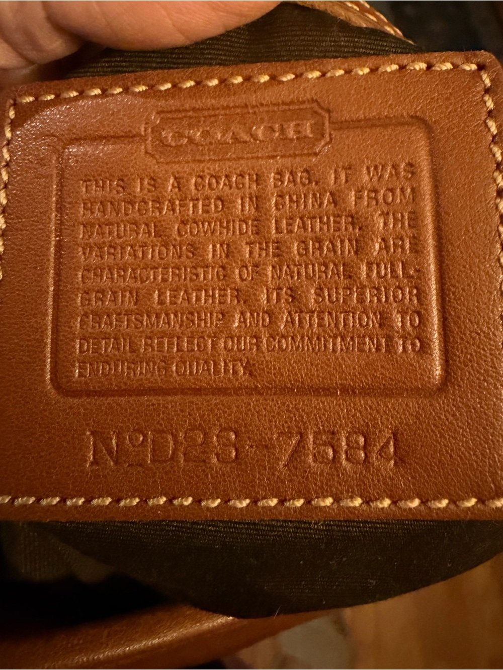 Coach Saddle Shoulder Bag in Warm Tan Leather with Buckle - Picture 2 of 10